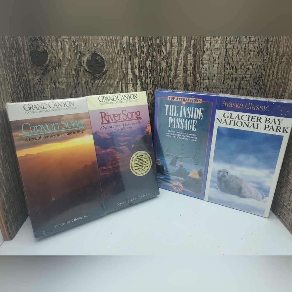 Canyon Song River Song Glacier Bay Inside Passage VHS Brand New Factory Sealed
